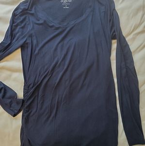 Long sleeve maternity shirt